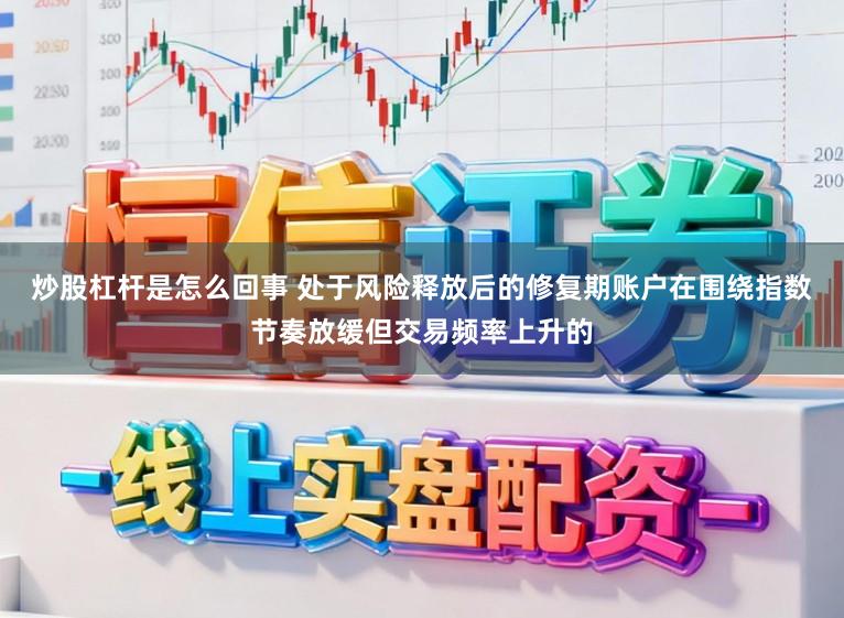 炒股杠杆是怎么回事 处于风险释放后的修复期账户在围绕指数节奏放缓但交易频率上升的