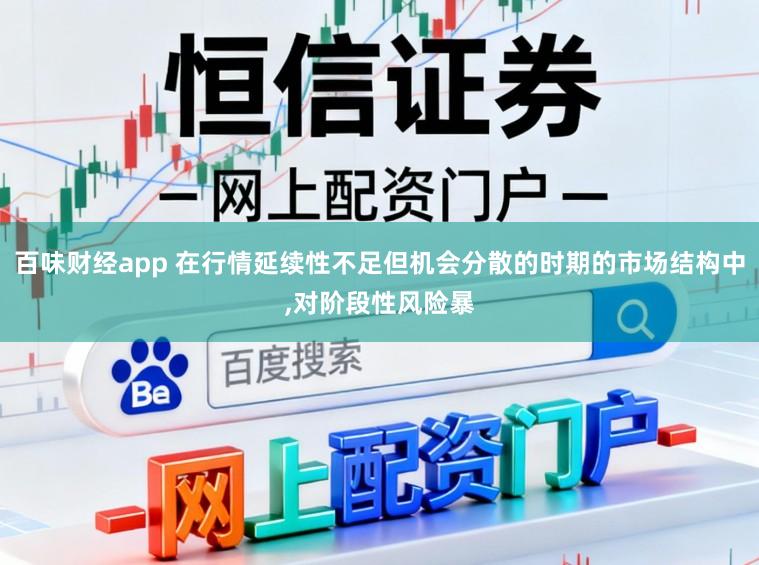 百味财经app 在行情延续性不足但机会分散的时期的市场结构中，对阶段性风险暴