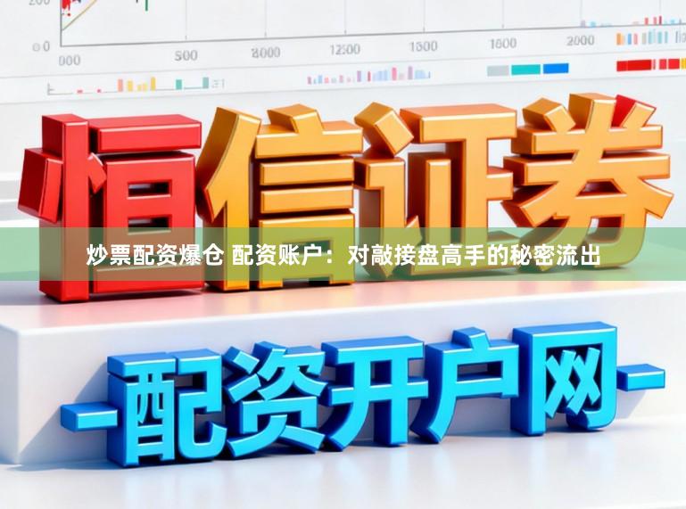 炒票配资爆仓 配资账户：对敲接盘高手的秘密流出